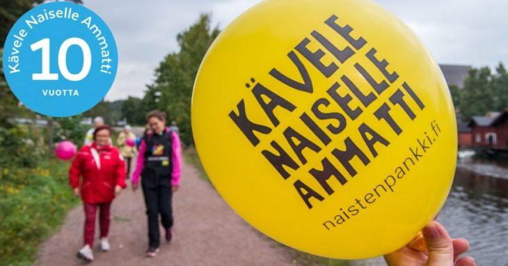 Kävele naiselle ammatti. Torstaina klo 17.30 alkaen.