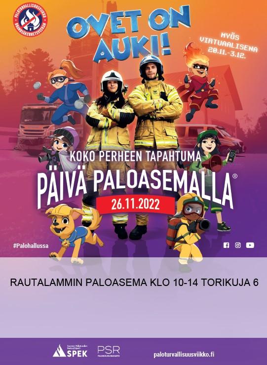 Päivä paloasemalla 2022 juliste Rautalammilla